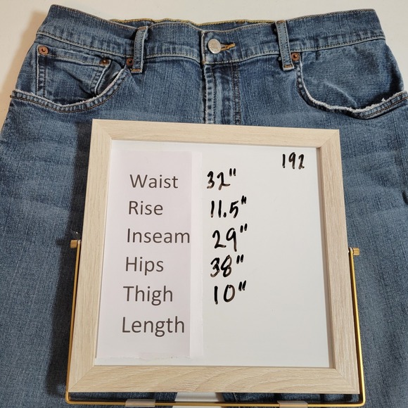 Lucky Brand Womens Denim Jeans Sz 32 Loose Fit Dungarees By Gene Montesano 0192 - Picture 3 of 13